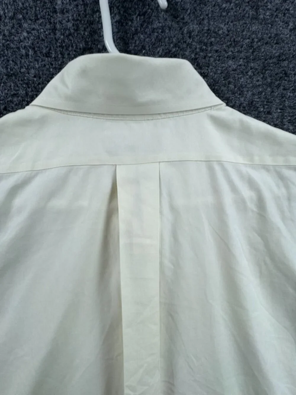 Brooks Brothers Non-Iron Cotton Button-Down 17 34 Yellow Business Pocket Men